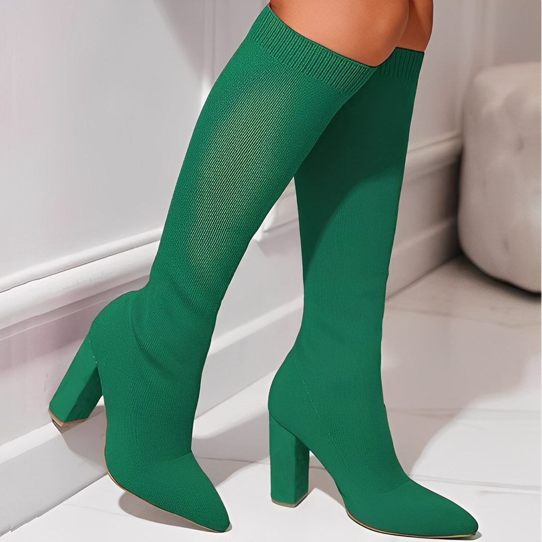 Marilyne - Stylish knitted ankle boots for women