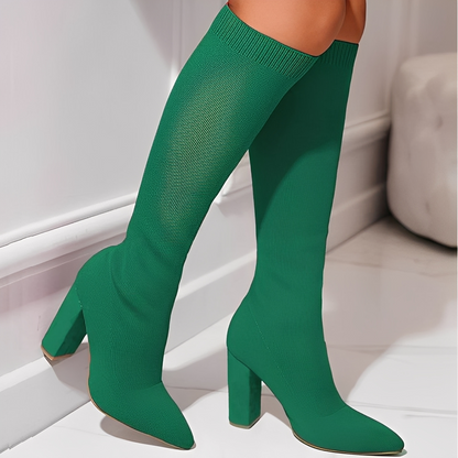 Marilyne - Stylish knitted ankle boots for women