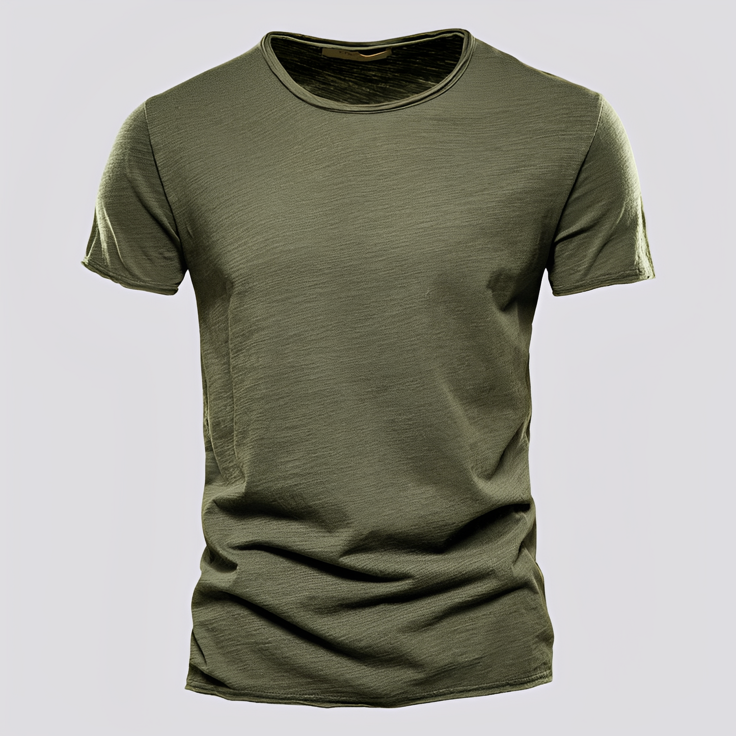 Shawn - T-shirt décontracté et confortable avec col rond pour hommes