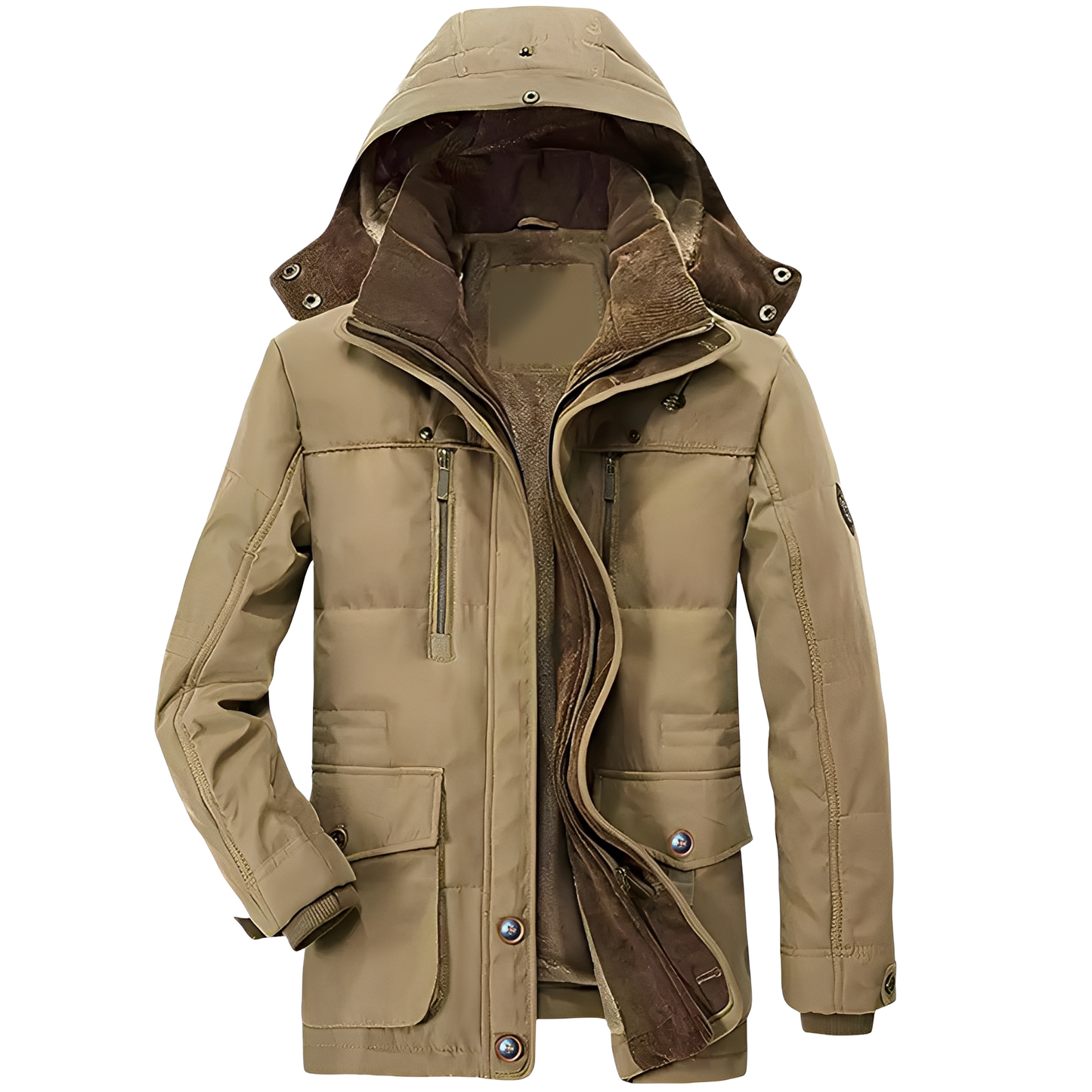 Bruce - Veste à capuche élégante avec doublure chaude pour hommes