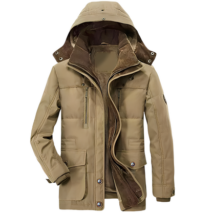 Bruce - Veste à capuche élégante avec doublure chaude pour hommes