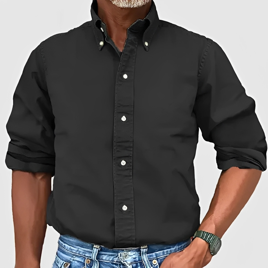 Edmond - Chemise classique pour homme à manches longues