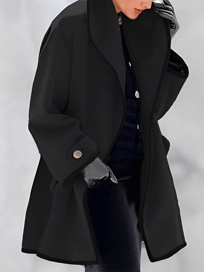 Whitney - Long manteau classique en laine pour femmes