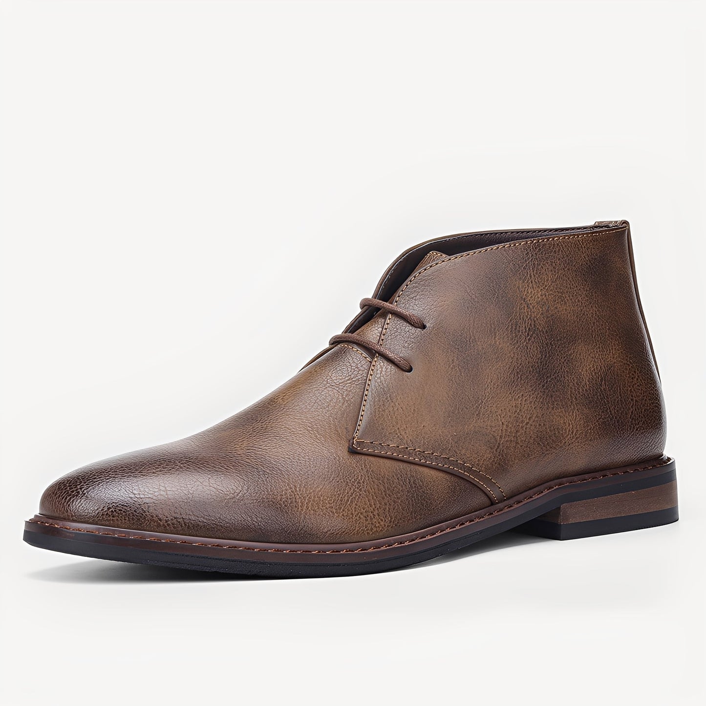 Kendrick - Grandes bottes classiques en cuir pour hommes