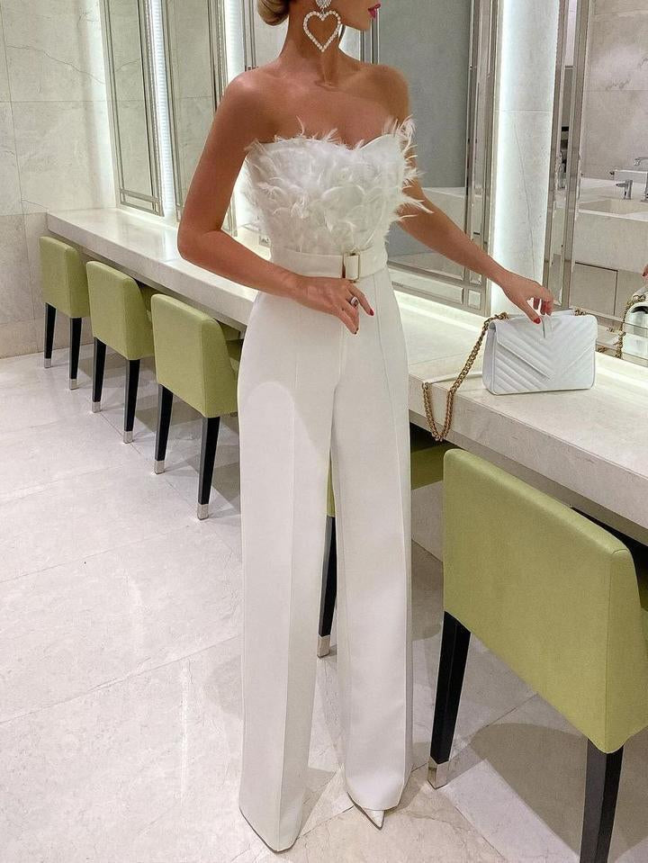StyleLeap - Combinaison Élégante avec Haut Bustier