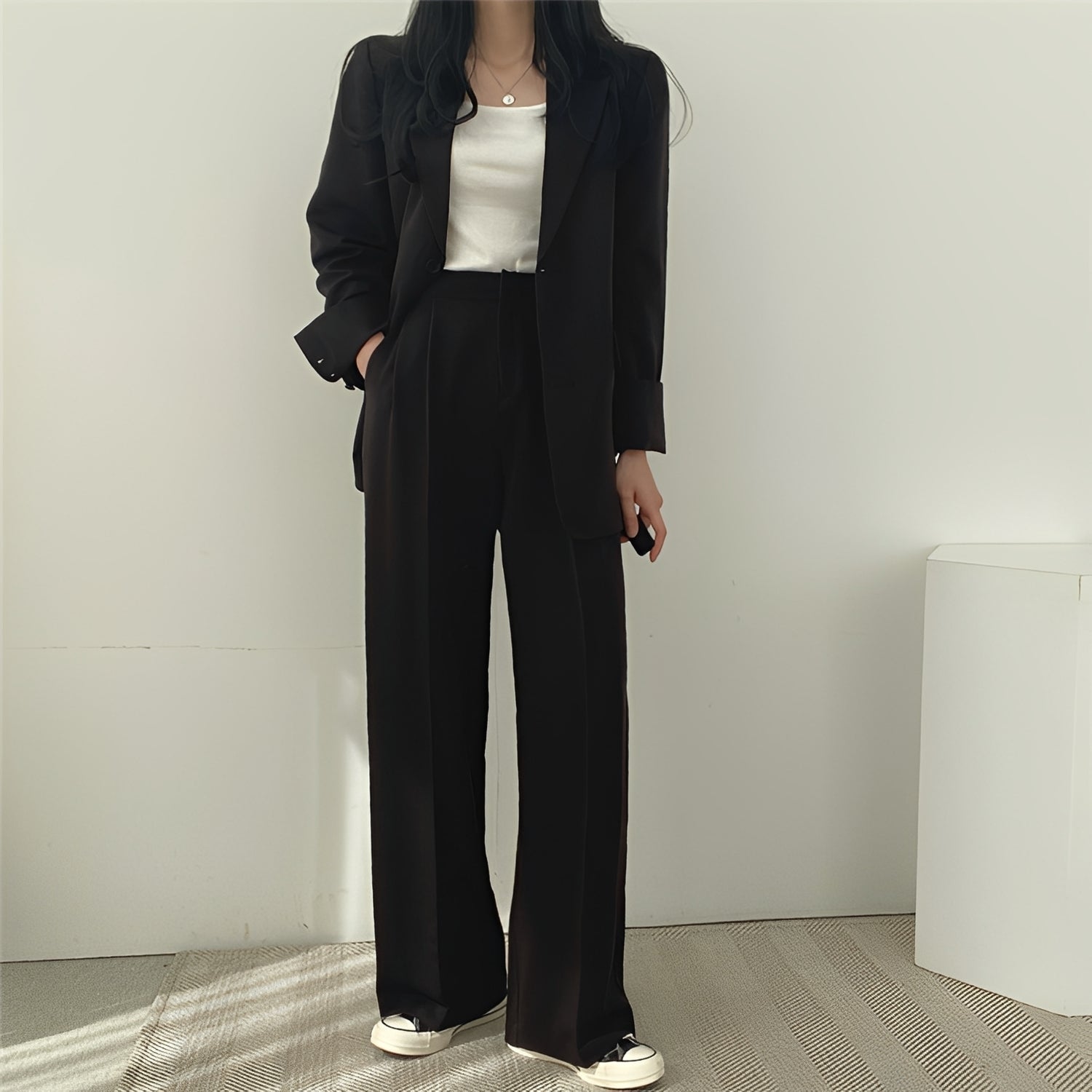 Meghan - Ensemble élégant en tweed pour femmes