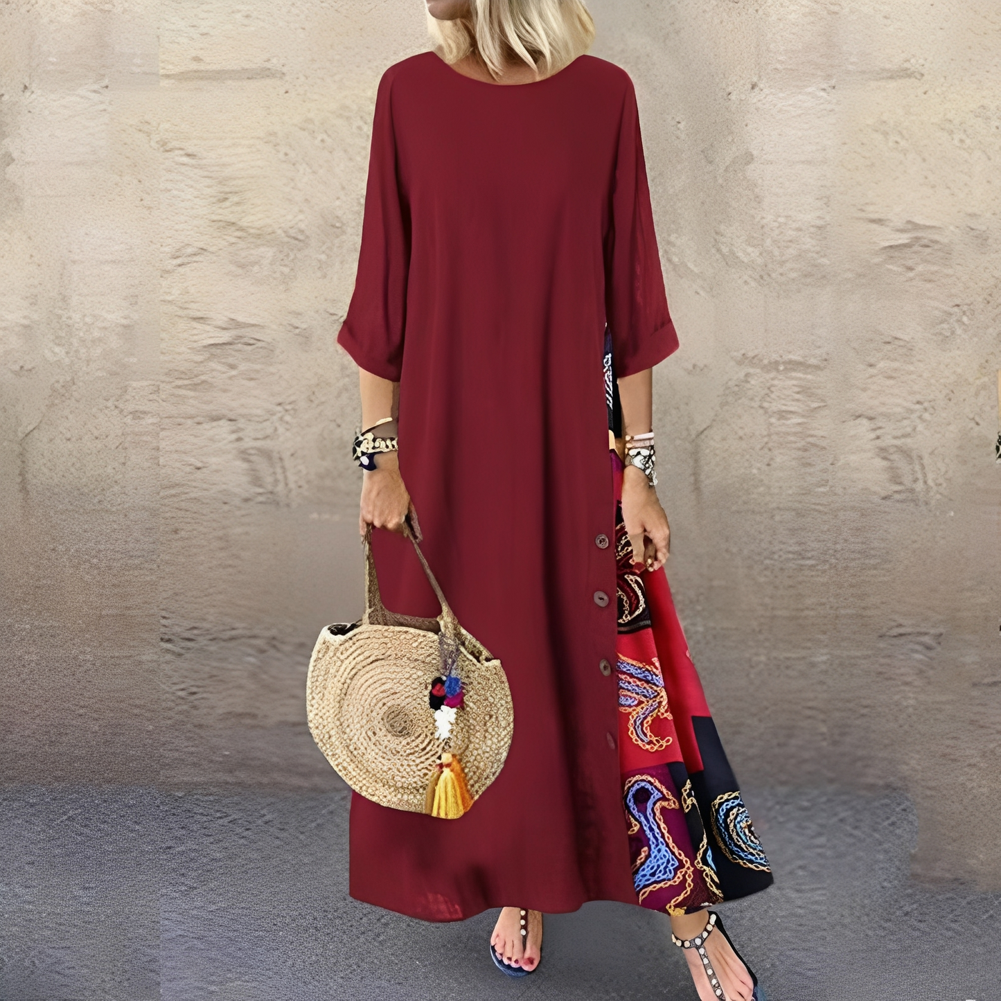 Abby - Robe classique à fleurs pour femmes