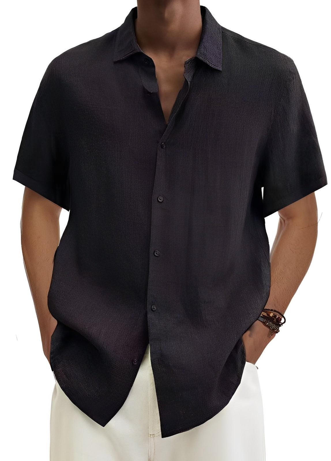 Richard - Chemise décontractée à boutons pour hommes
