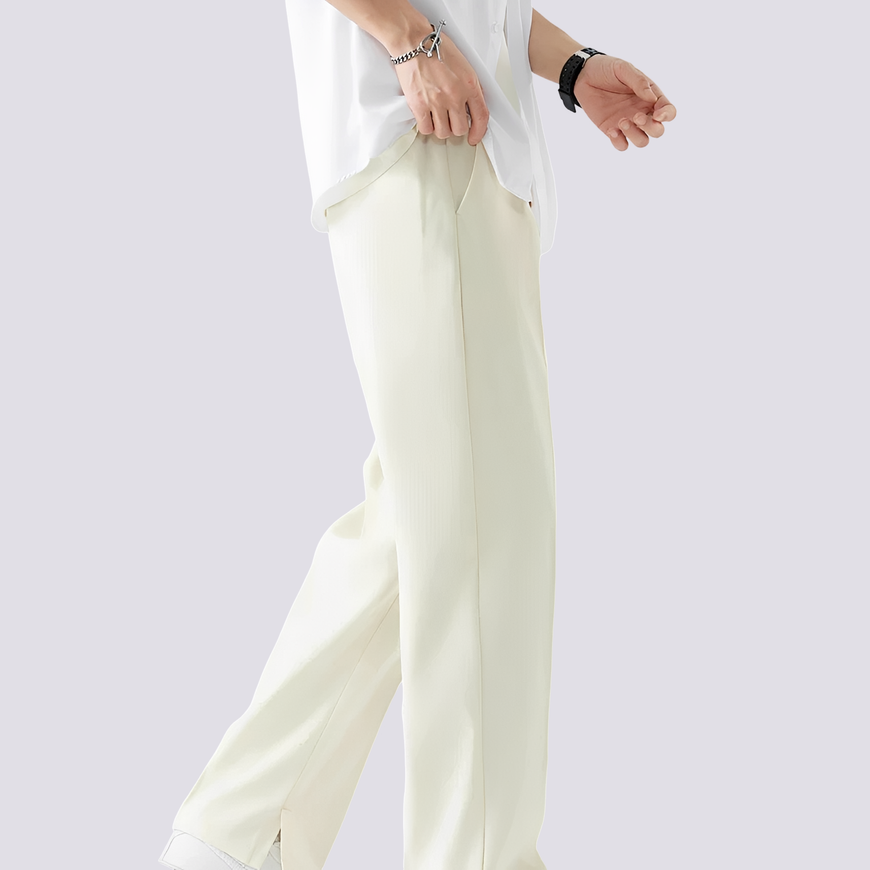 Carlo - Pantalon Ample Droit