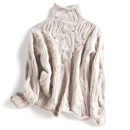 Remy - Pull en cachemire pour femme avec découpes