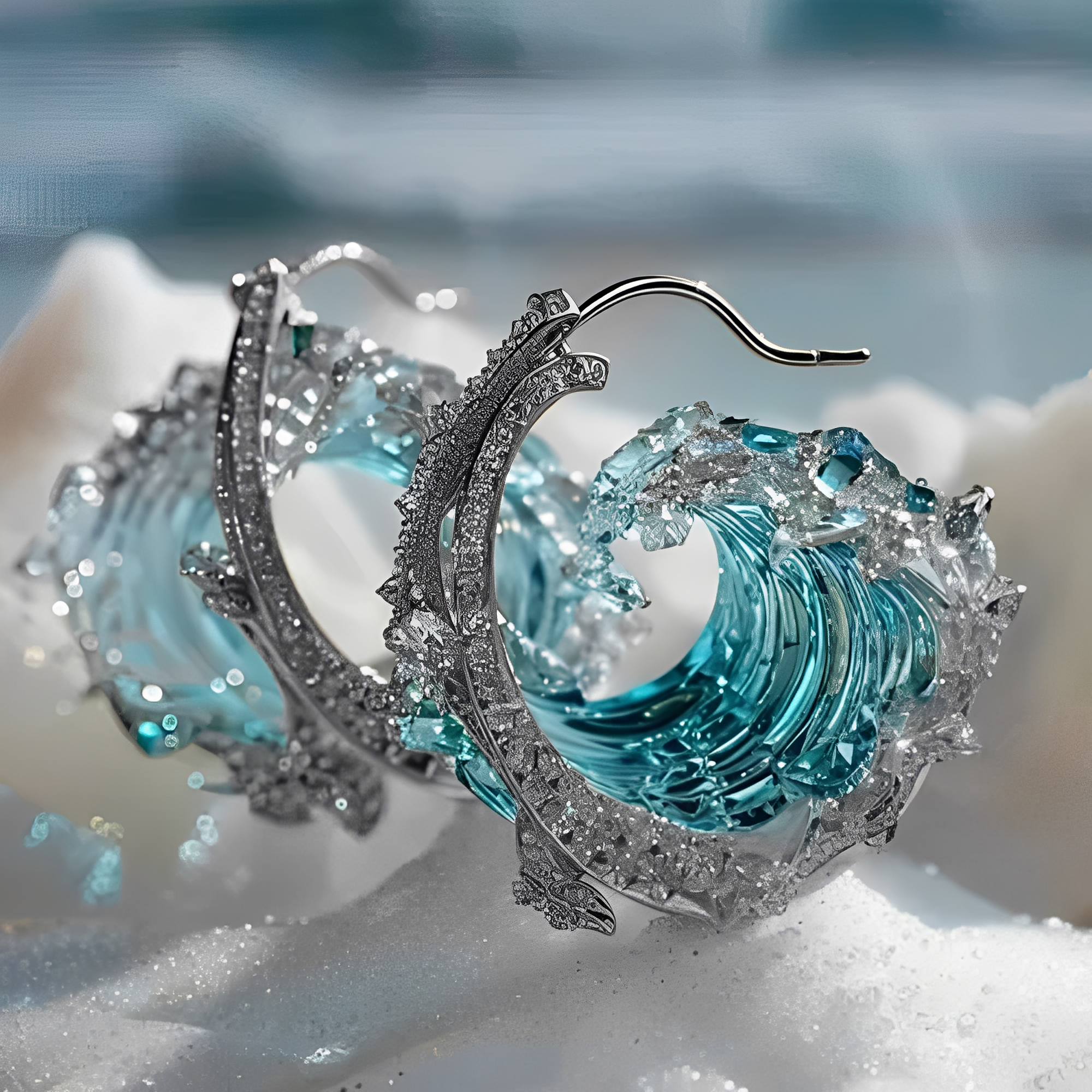 Carmina – Boucles d'oreilles Vote de l'Océan