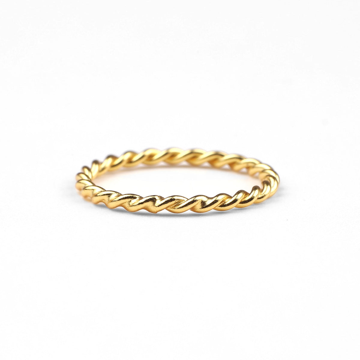 Manon – Bague tressée empilable