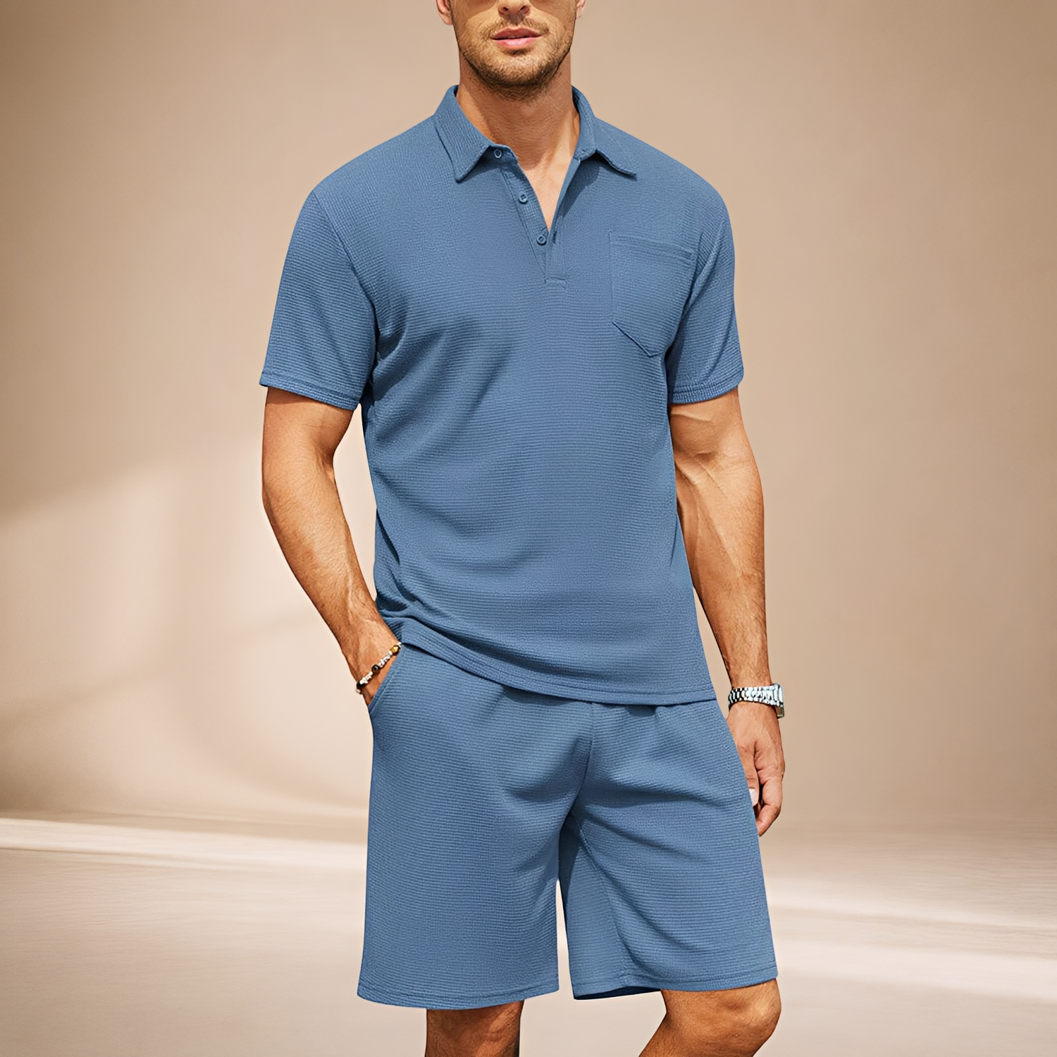 Barry - Ensemble Polo Texturé Ajusté
