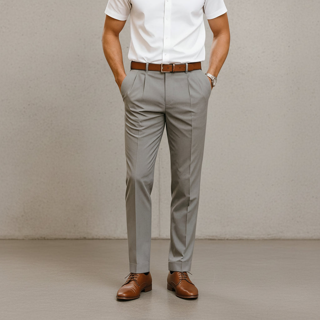 Brandon - Pantalons Droits Formels