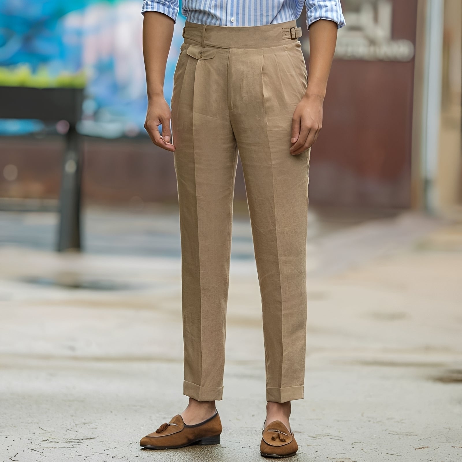 Randall - Pantalon chic à taille haute