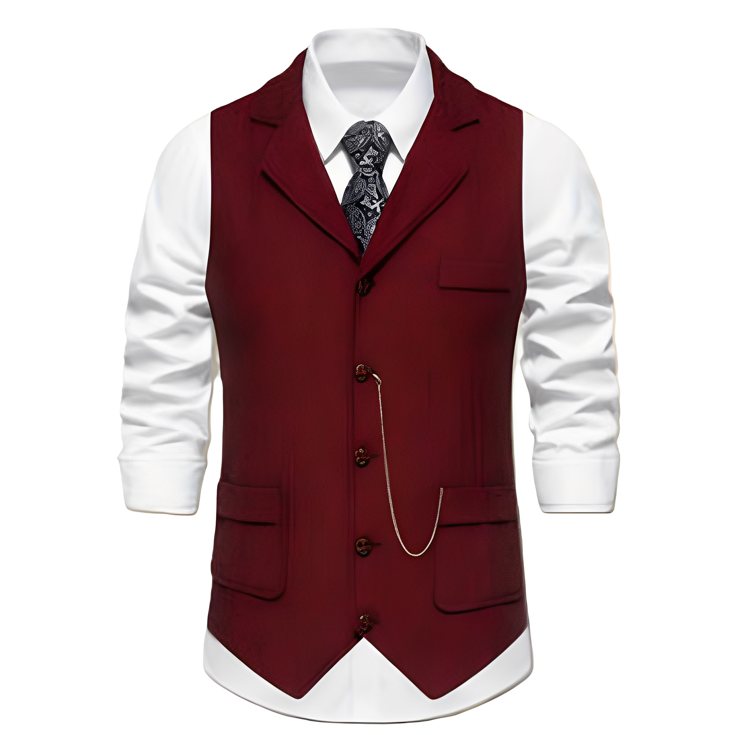 Luther - Blazer classique motif chevrons pour hommes