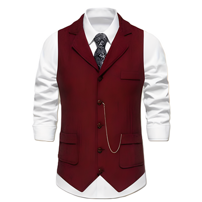 Luther - Blazer classique motif chevrons pour hommes