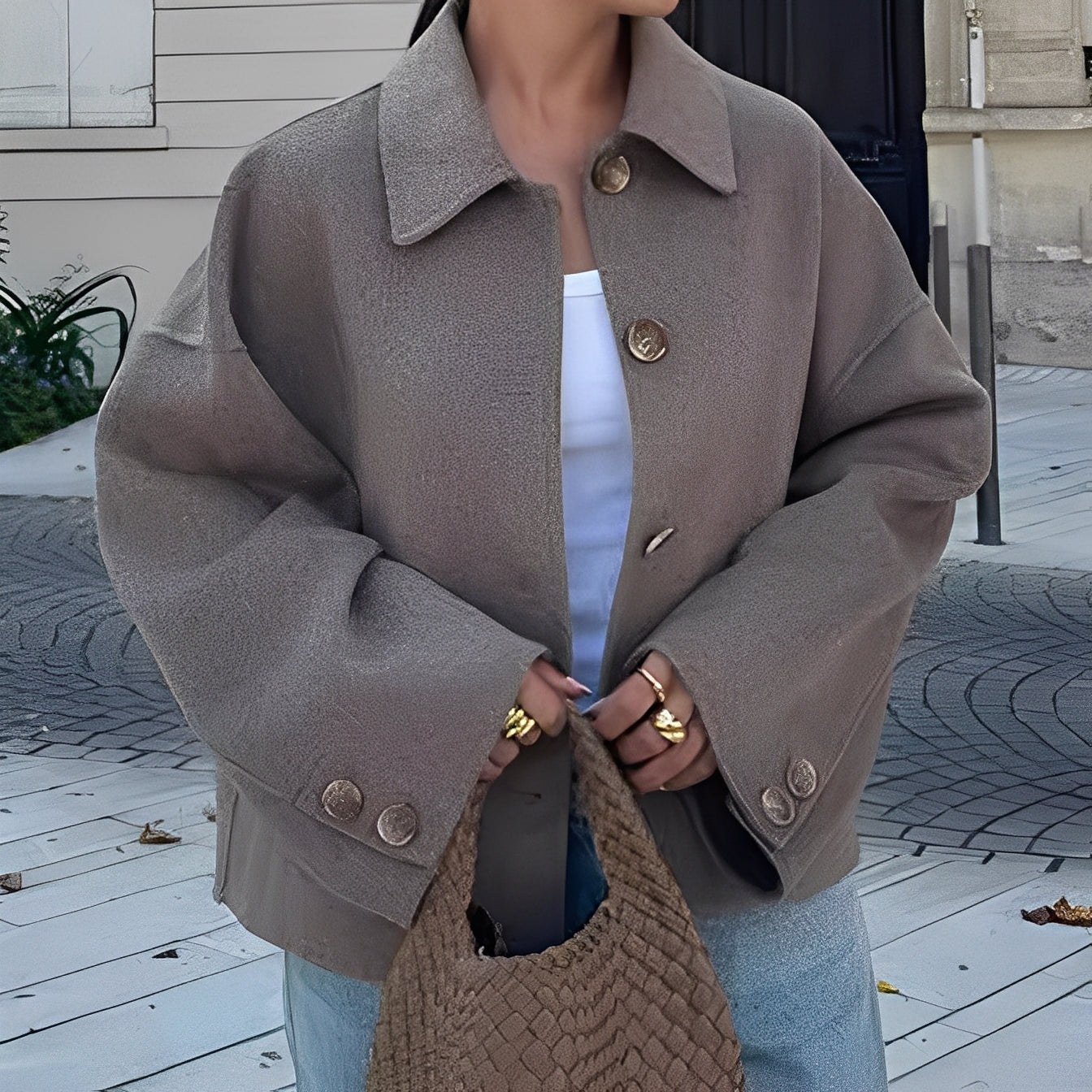 Patricia - Blazer stylé avec col casual pour femmes