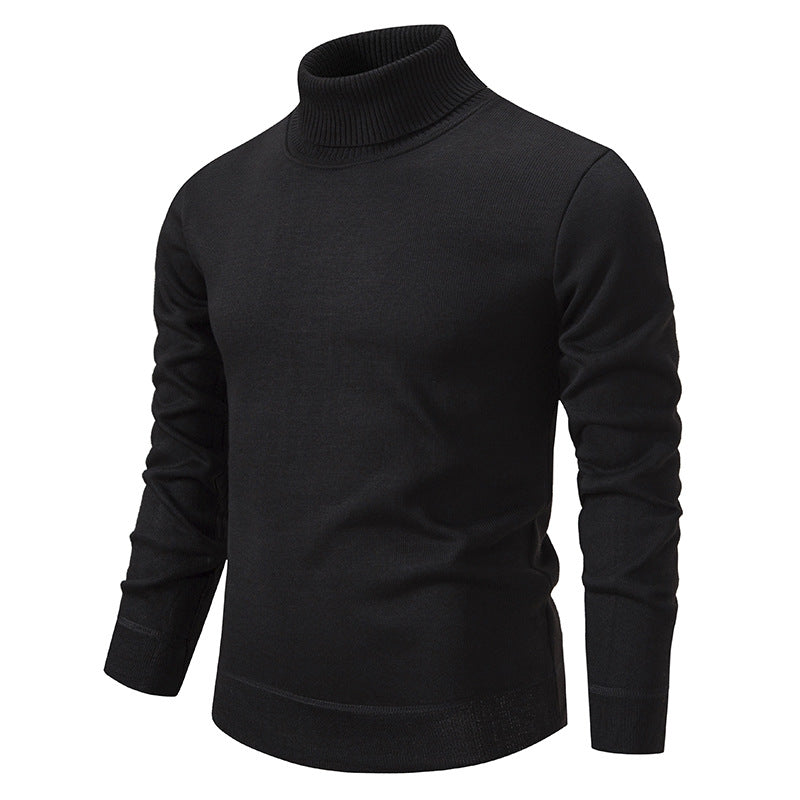 Antony - Pull pour homme en coton avec col roulé, ultra confortable