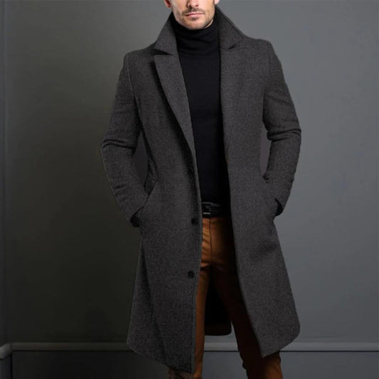 Erik – Manteau long d'hiver pour hommes
