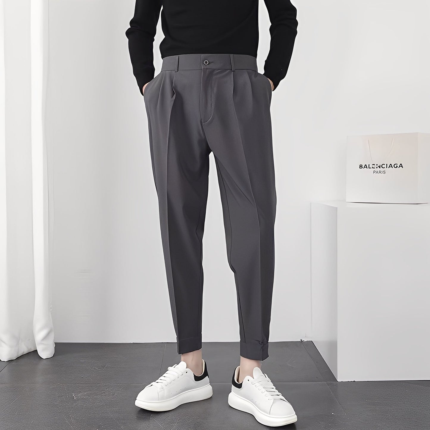 Micheal - Pantalon moderne, confortable et large pour hommes