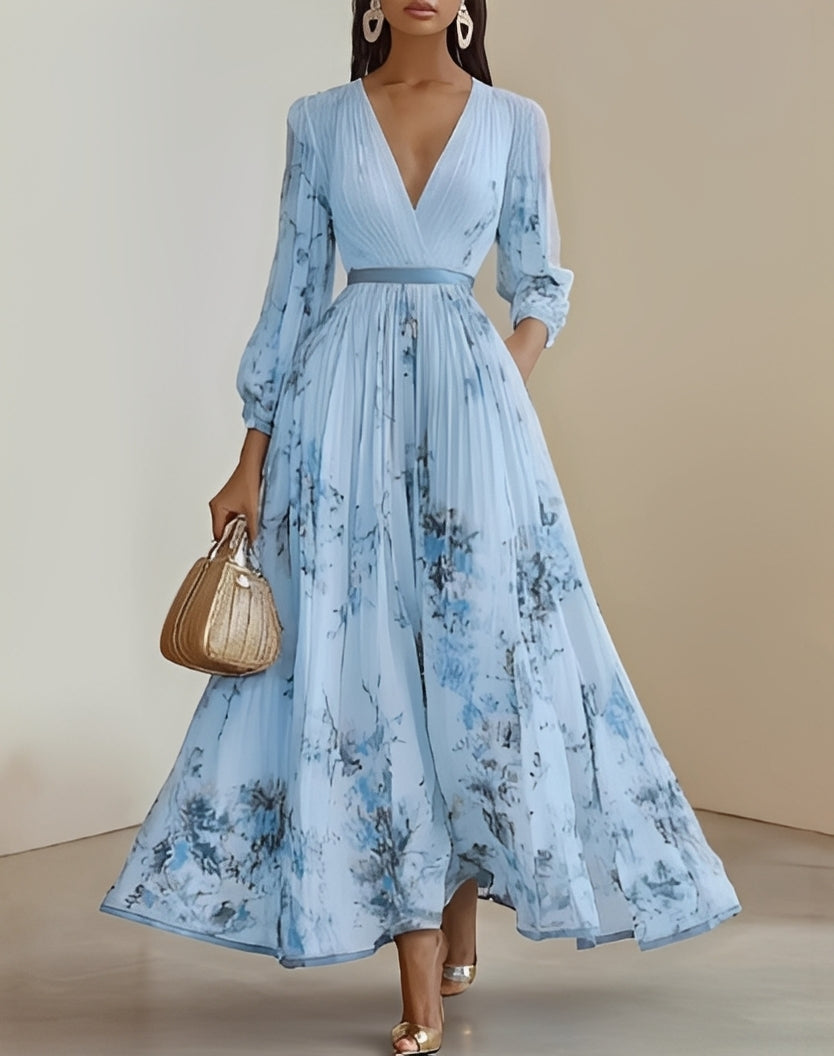 Jane - Robe élégante avec motif floral pour femmes