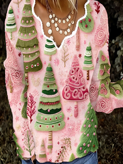 Esme - Long-sleeved fleece sweatshirt for women