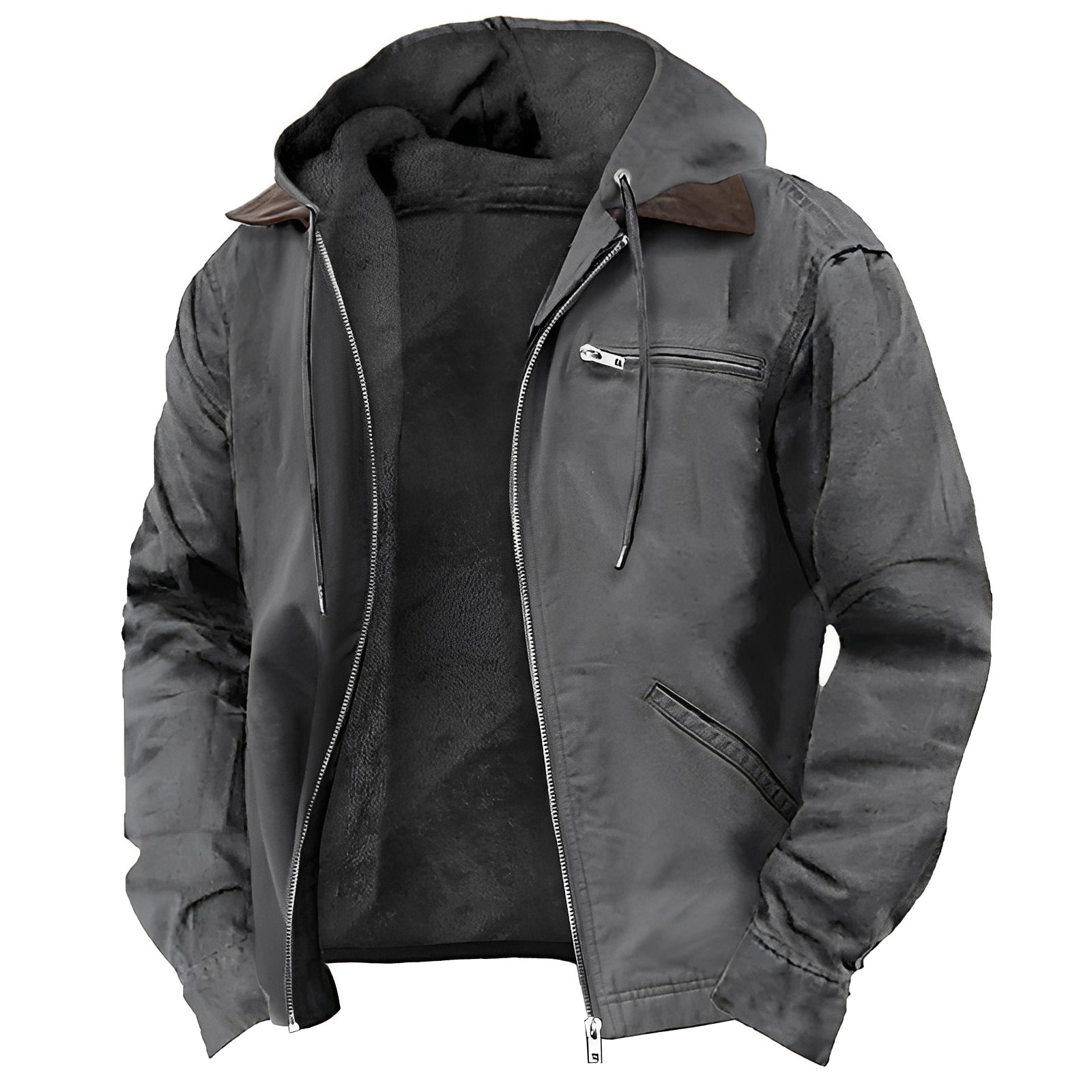 Mickaël – Manteau élégant avec poche zippée pour homme