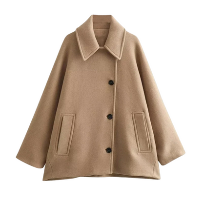 Jessy – Manteau de mi-saison beige pour femmes