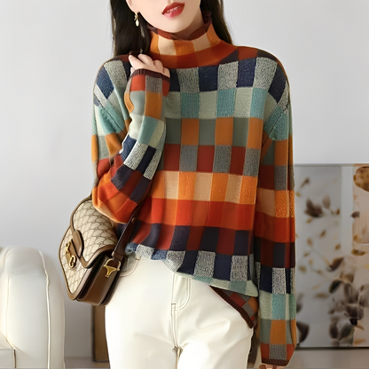 Jacklyn - Pull en cachemire coloré et décontracté pour femmes