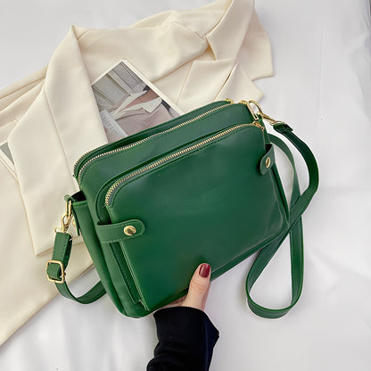 Michaela - Sac en cuir classique pour femmes avec bandoulière