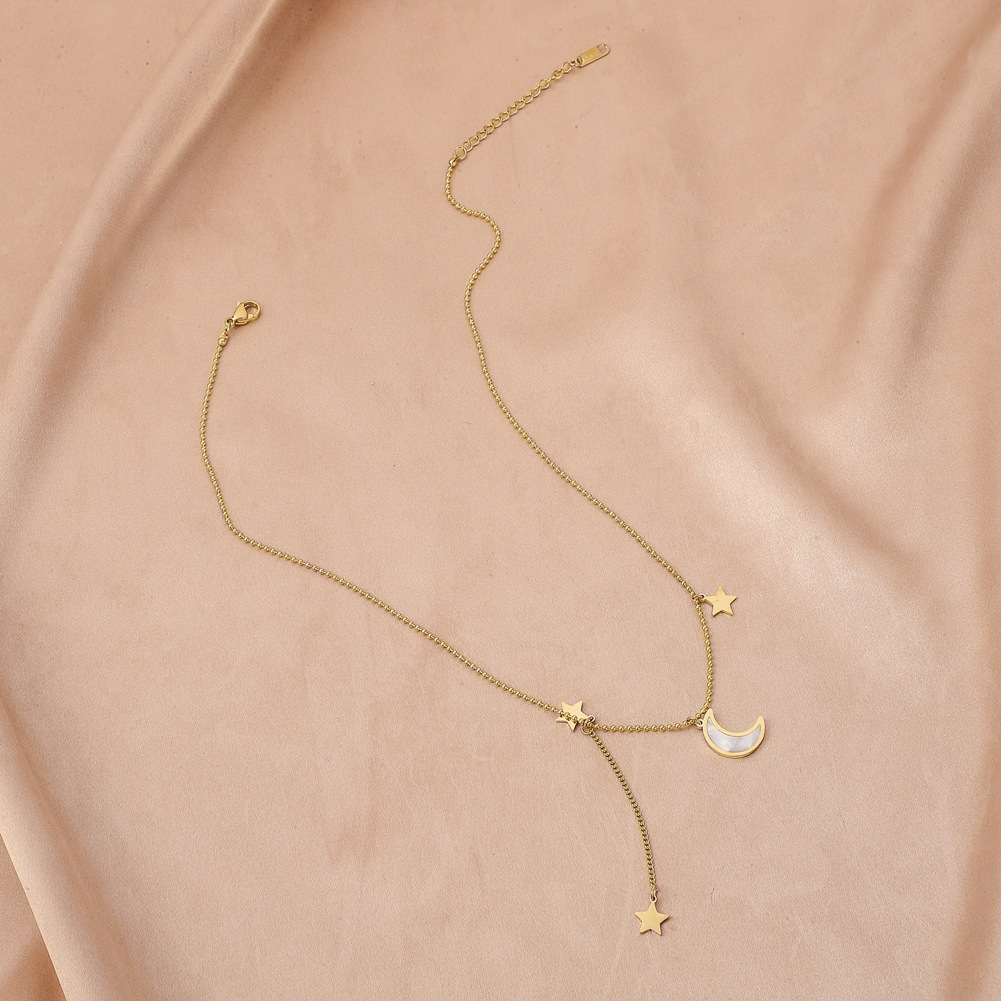 Collier d'Étoile et Lune - Demi Lune