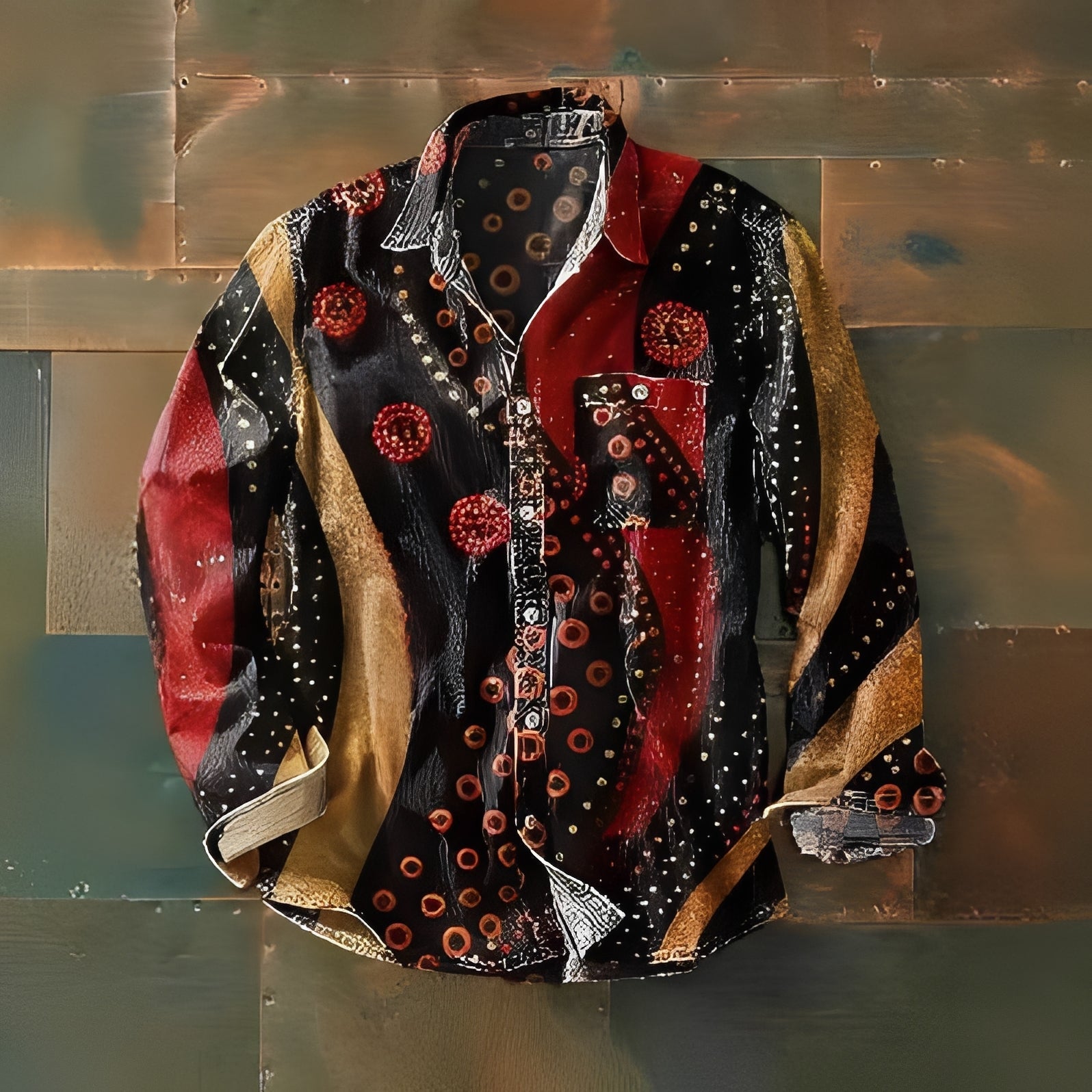 Sybille - chemises vintage à motifs pour hommes