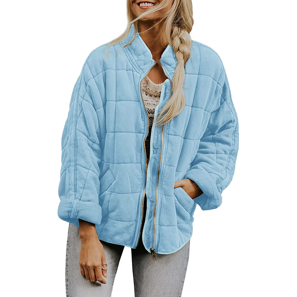Jordana - Grande veste matelassée avec poches pour femmes