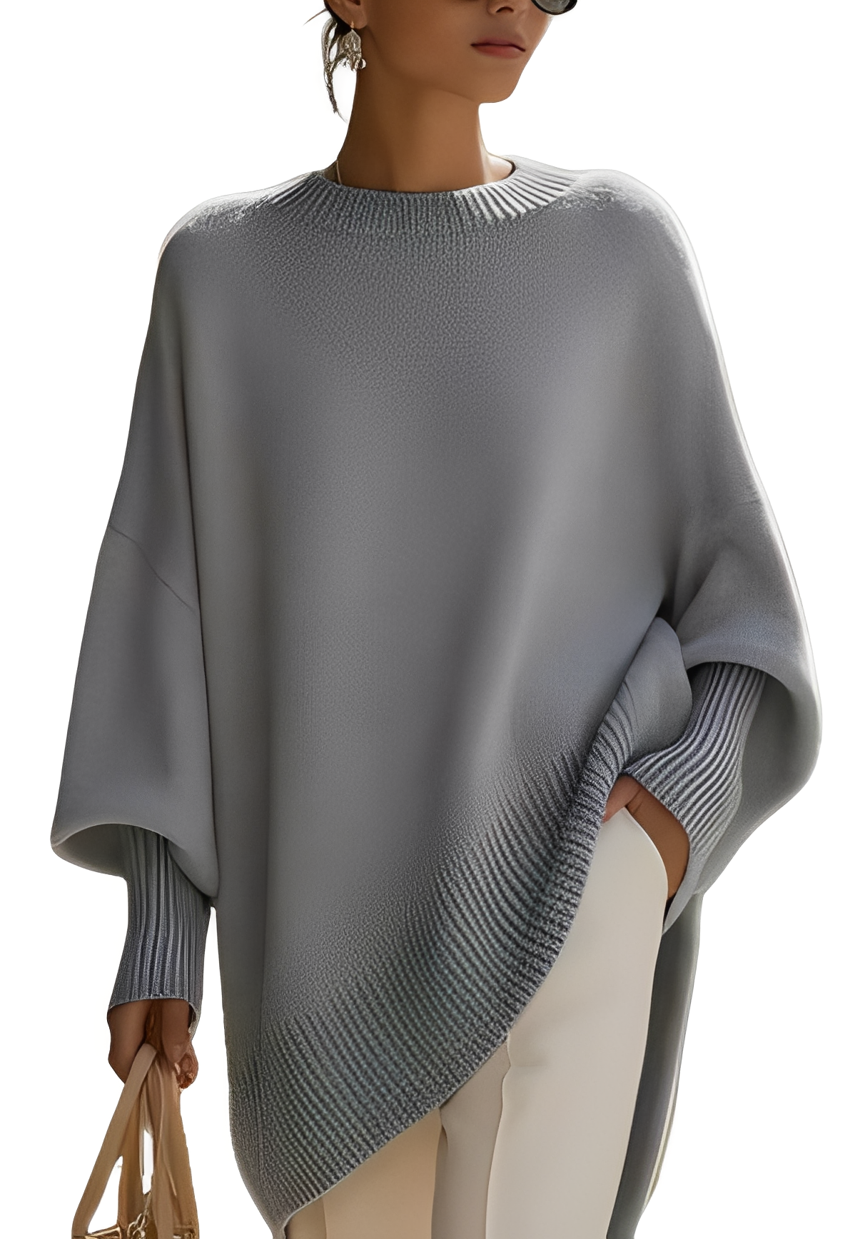 Pamella - Elegant and loose cashmere sweater for women