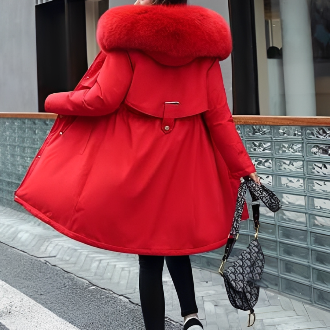 Evangie - Manteau à capuche, chaud et élégant