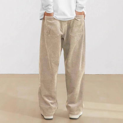 Kenrick - Pantalon droit en velours pour hommes