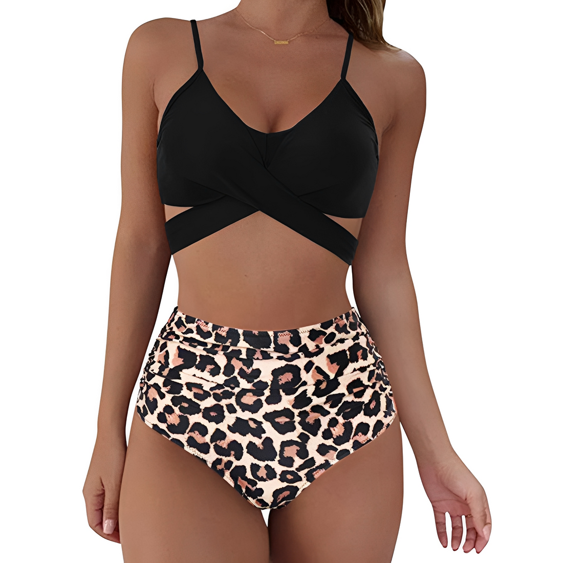 Rosie - Bikini élégant à taille haute pour femmes