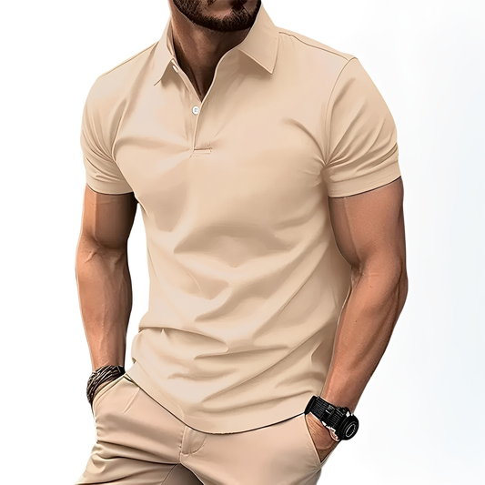 Deacon - Polo décontracté à manches courtes pour hommes