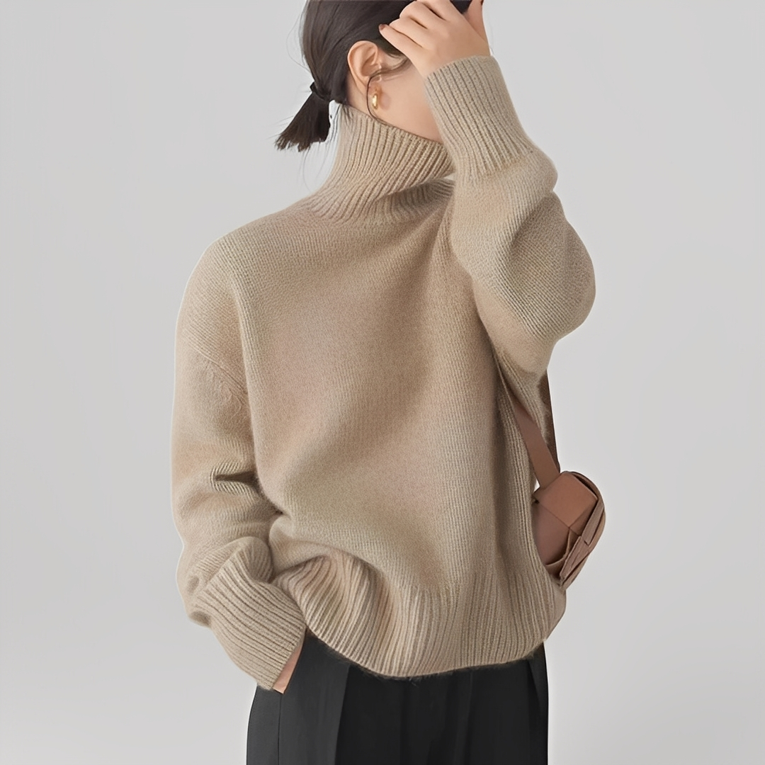 Anaise - Pull à col roulé élégant pour femmes