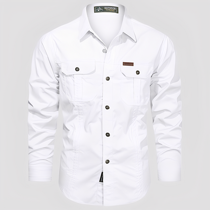 Ranulph - Chemise Longue avec Poches pour Hommes