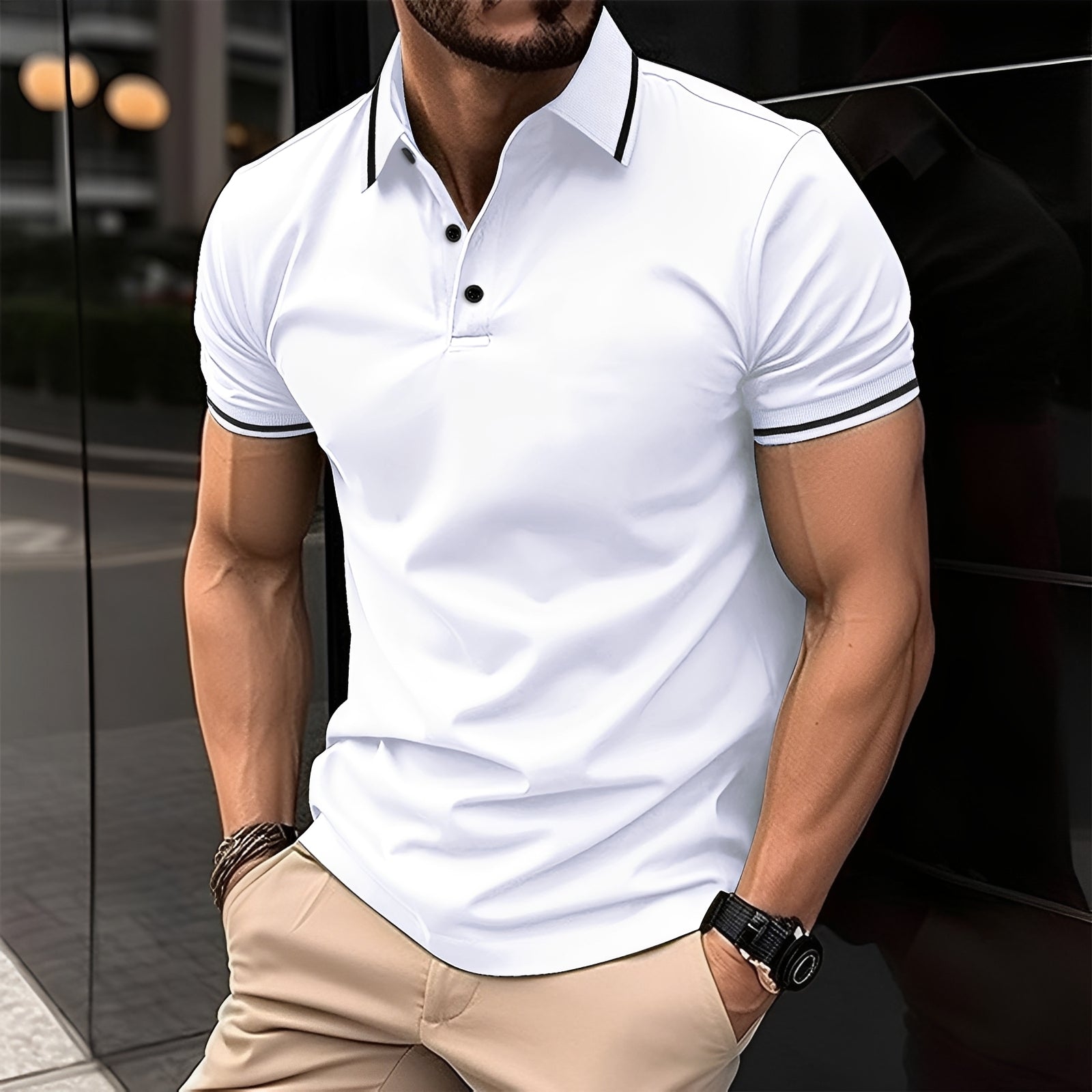 Frank - Polo à col élégant