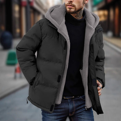 Ritchie - Warm hooded coat for men