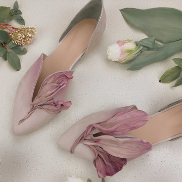 Jennifer - Chaussures plates élégantes pour femmes avec motif floral