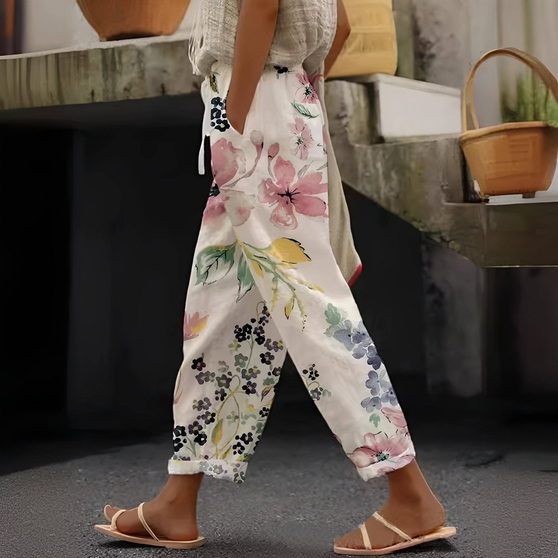 Tansy - Pantalon chic d'été pour femme