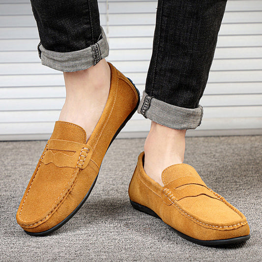 Gibson - Mocassins rétro en daim pour hommes