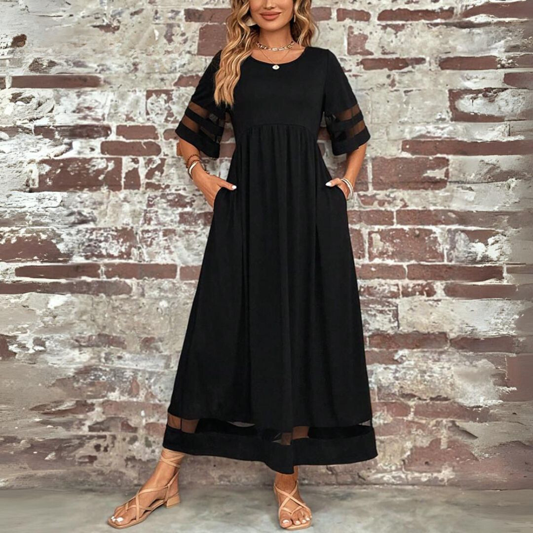 Amandine – Robe chic, avec effet ventre plat