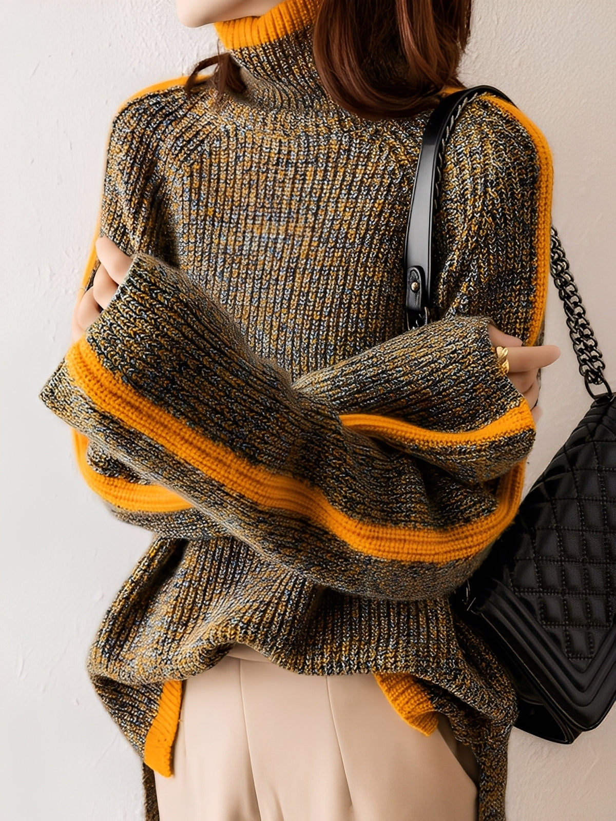 Suzanna - Modern knitted casual sweater for women