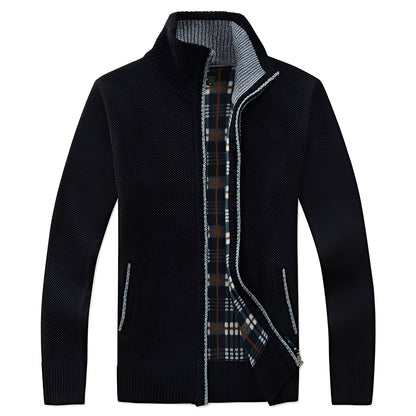 Shaw - Cardigan Classique avec Doublure pour Hommes