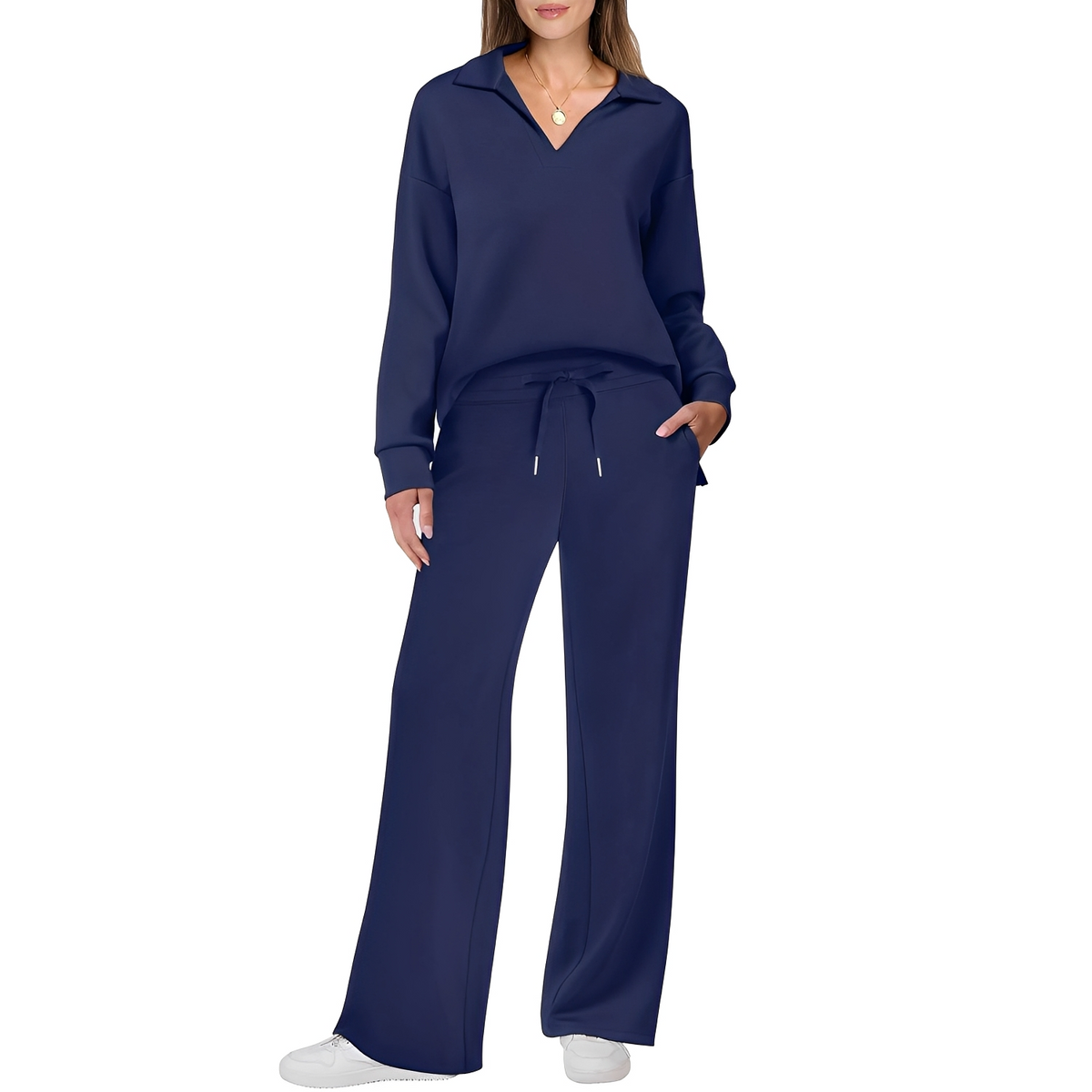 Justina - Ensemble décontracté pull et pantalon pour femmes